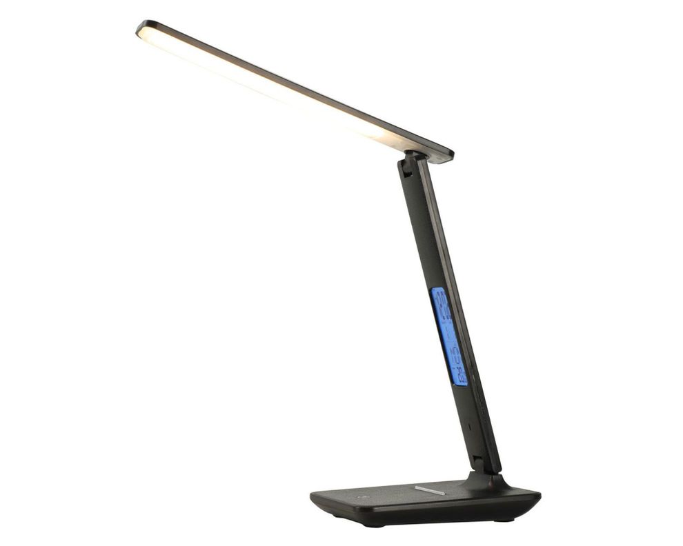 Lámpara escritorio LED Flex samani negro Abitare-1