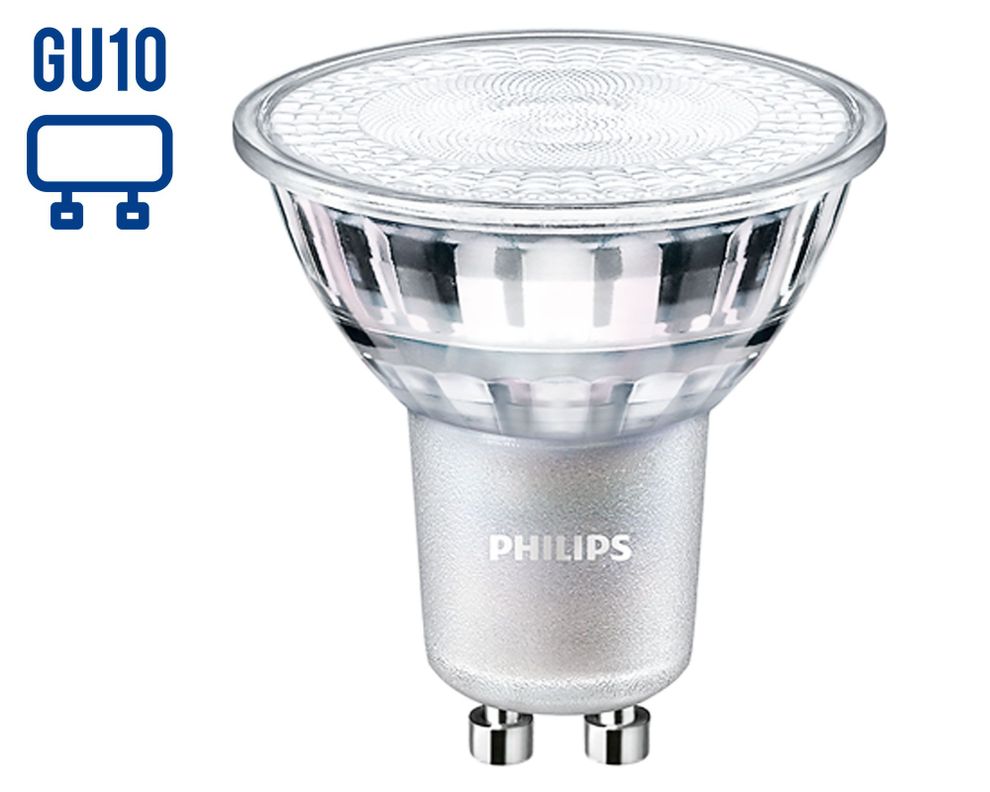 Ampolleta LED 5W GU10 luz fría Dicroica Philips-0