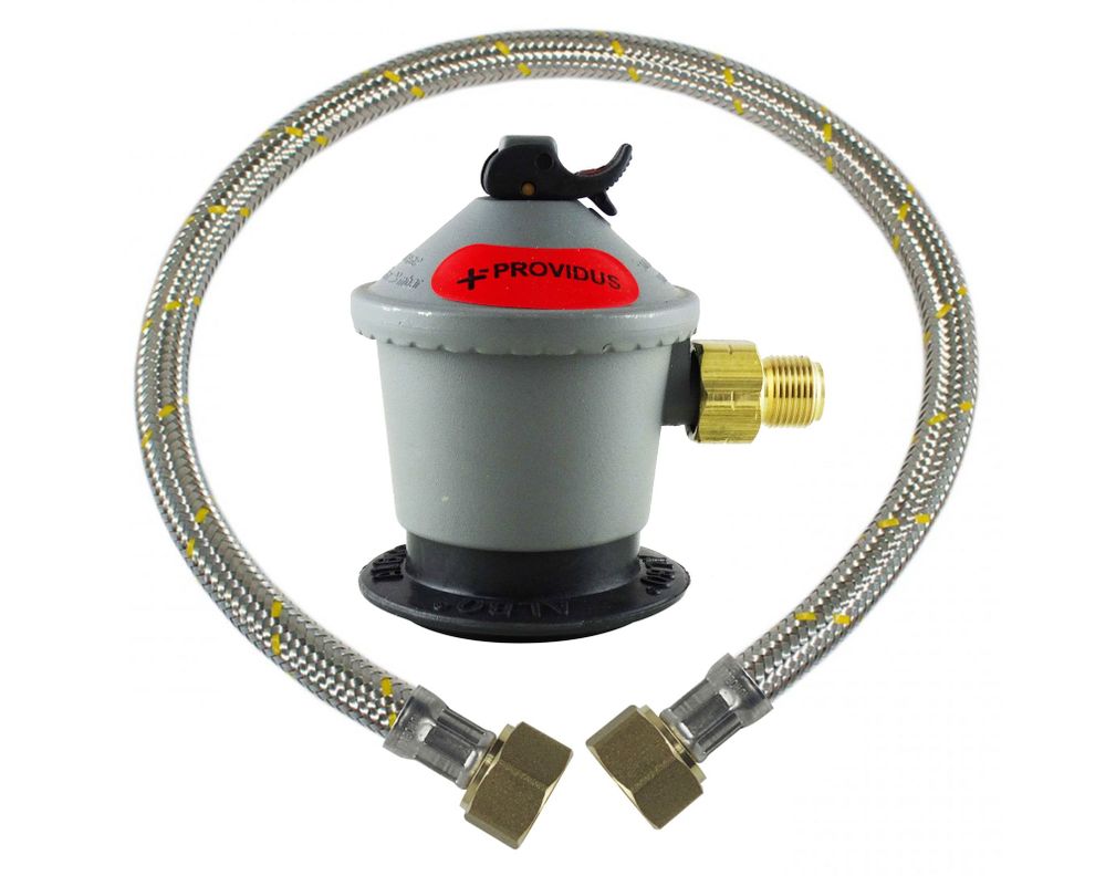 Kit regulador 3/8'' HI izquierdo + flexible 1 m Providus-0