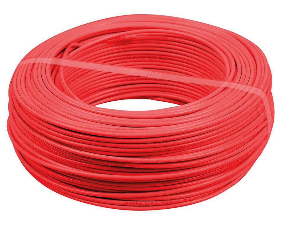 Cable evaflex 2,5 mm 25 m H07Z1-K rojo Cocesa.-0