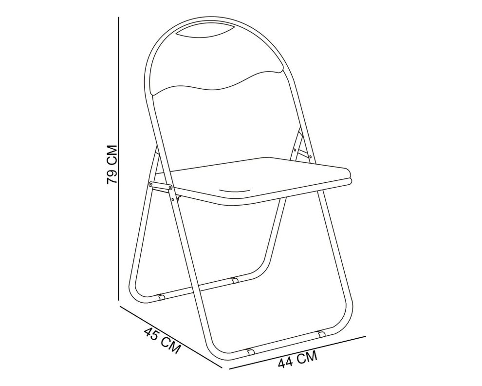 Silla plegable Auditórium 2.0 blanco M+Design-7