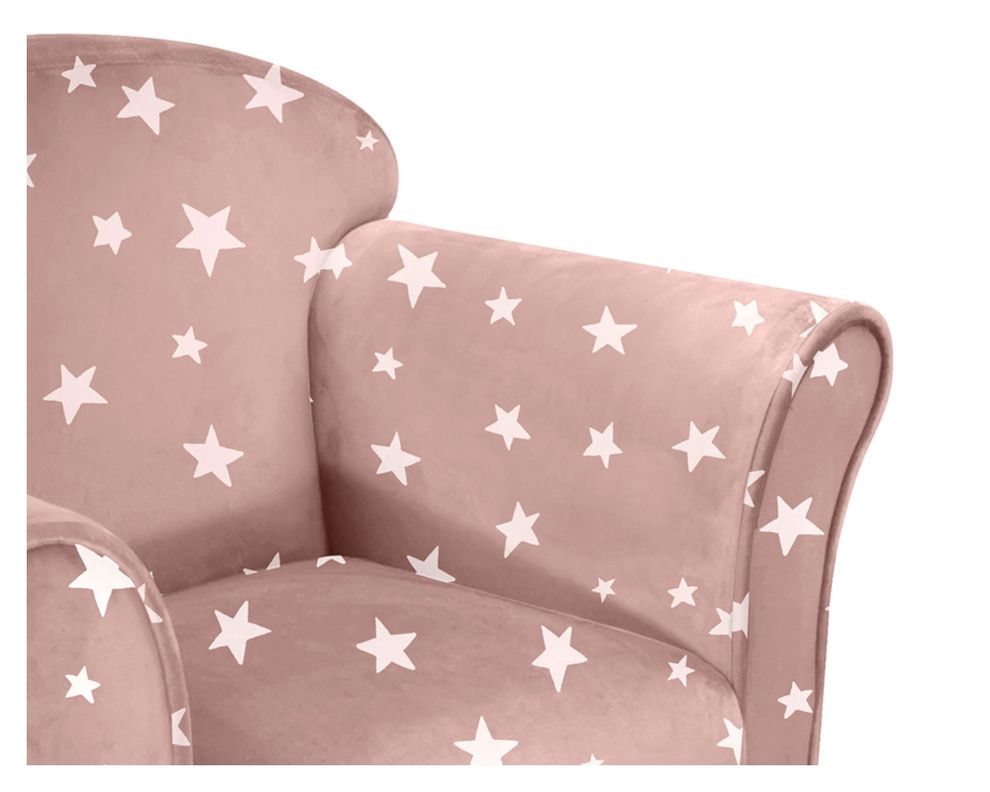 Sillón Infantil Estrellas rosado M+Design-1