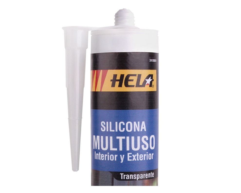 Silicona 280 ml multiuso transparente Hela-1