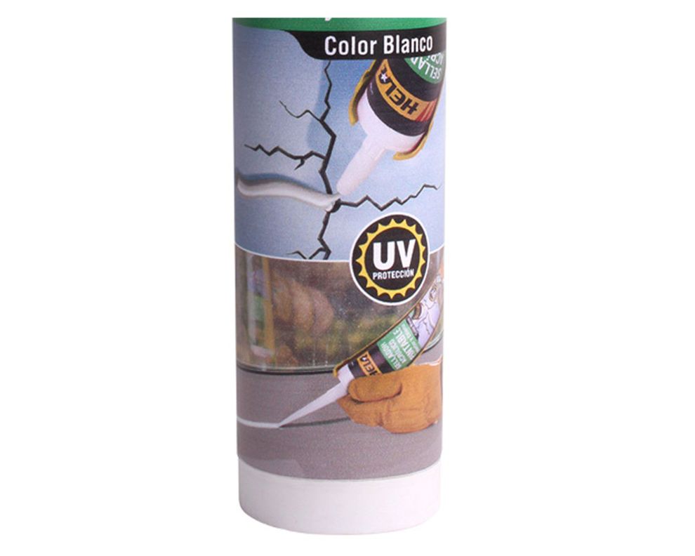 Sellador acrílico 280 ml pintable blanco Hela-2