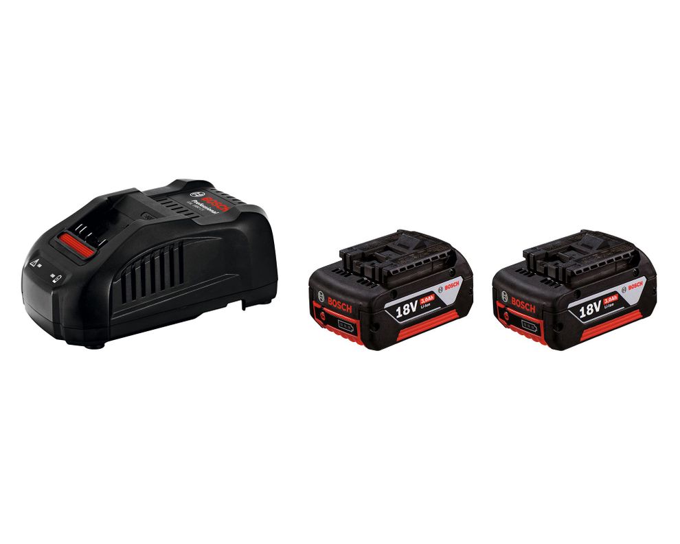 Batería 3,0 Ah 18V 2 unidades + cargador Starter kit Bosch-0
