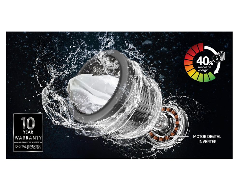 Lavadora carga superior 13 kg WA13T5260BW/ZS Samsung-9