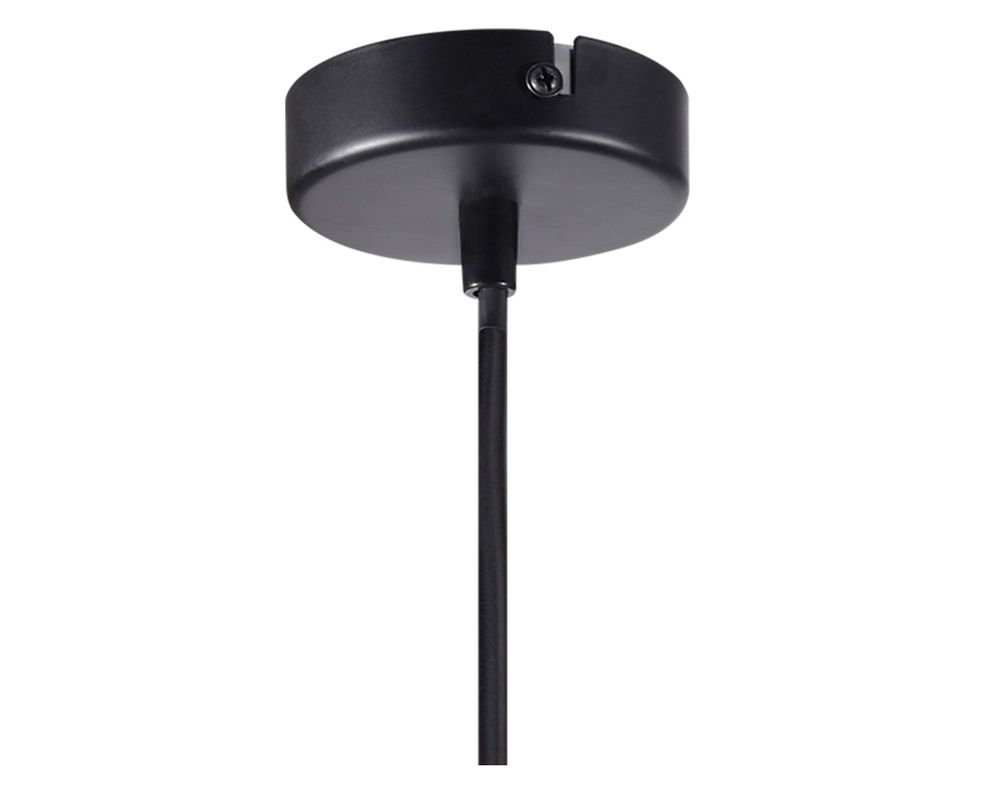 Lámpara colgar 1L E27 Karlovy negro Abitare-2