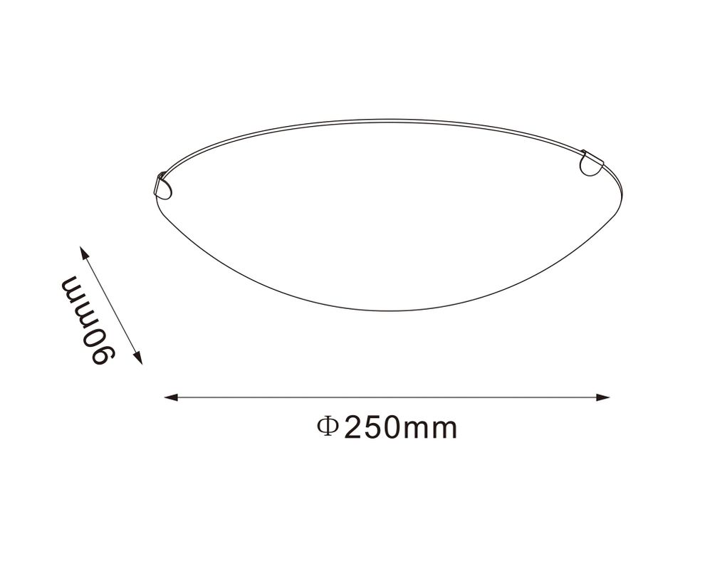 Plafón LED 1L Cristales Abitare-5