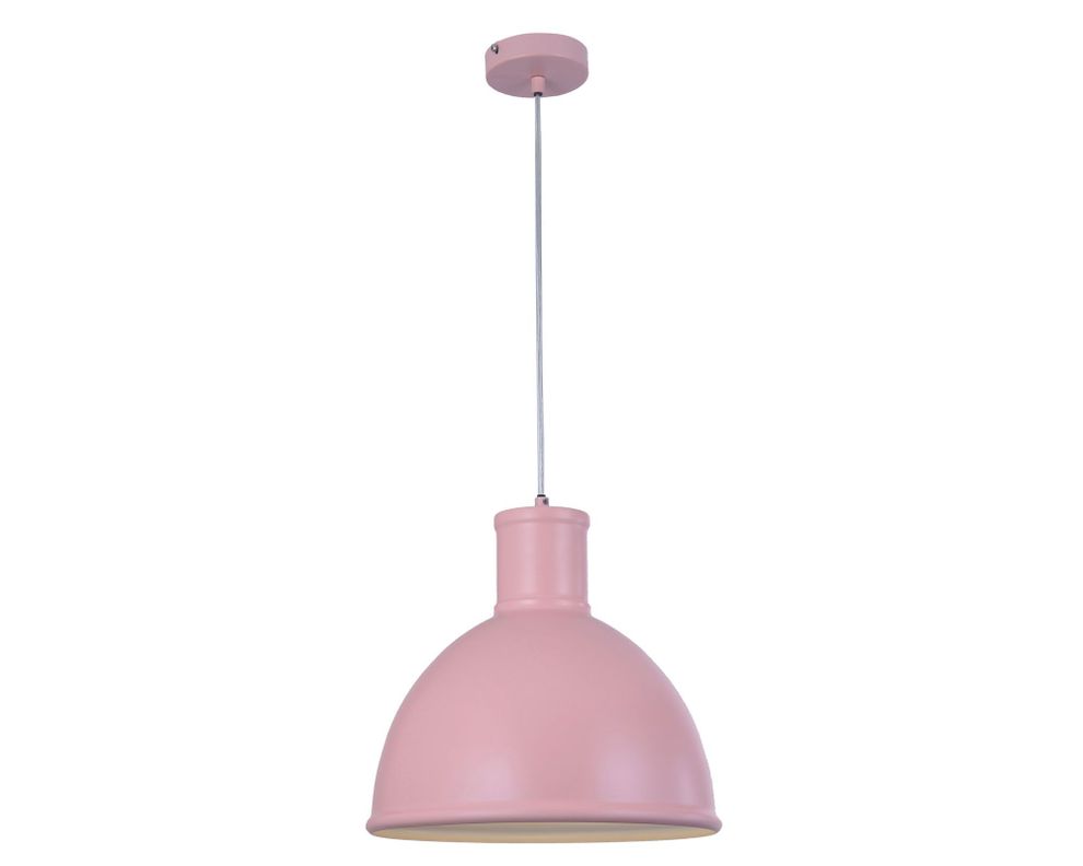 Lámpara colgar 1L E27 Dafne rosa Abitare-3