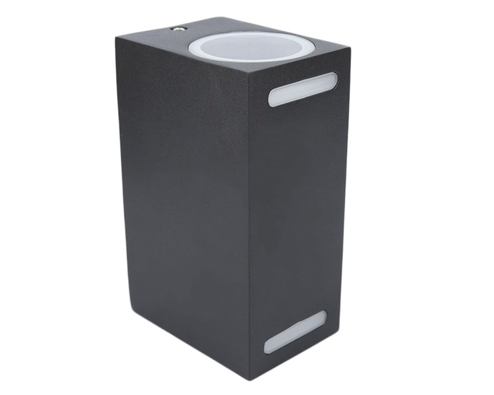 Aplique 2L GU10 Burne negro Abitare-0