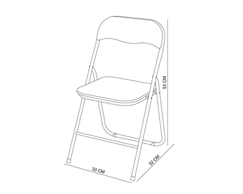 Silla plegable Infantil rosado M+Design-3