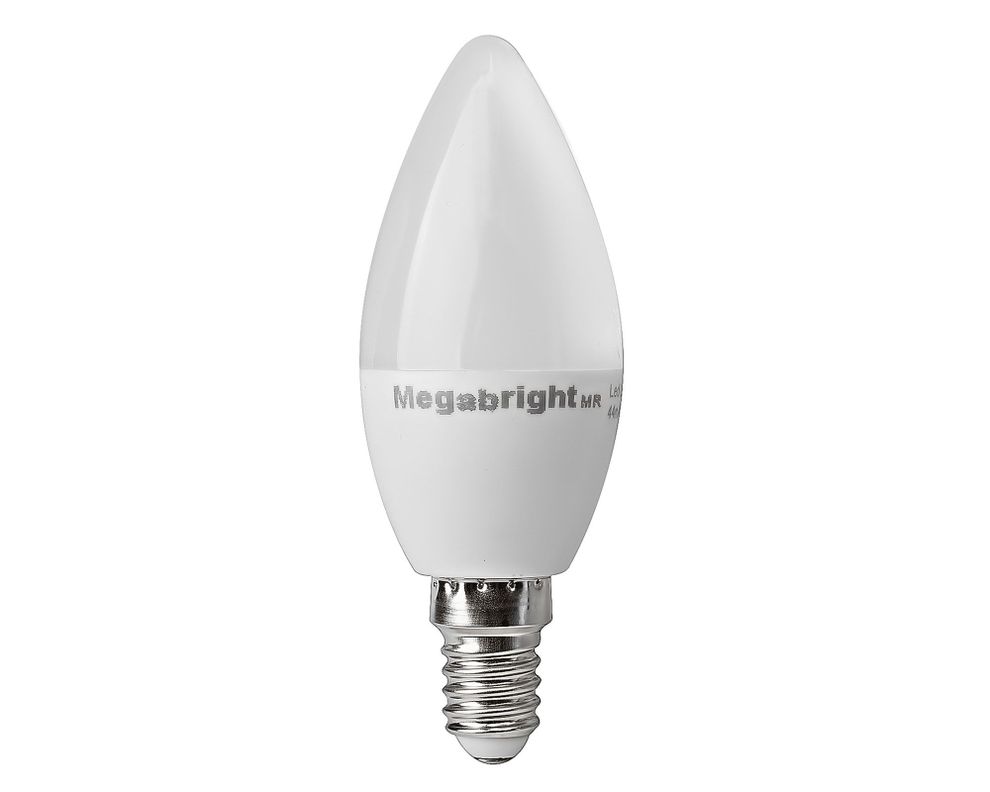 Ampolleta bright candle LED 5W E14 luz fría C37 Megabright-0