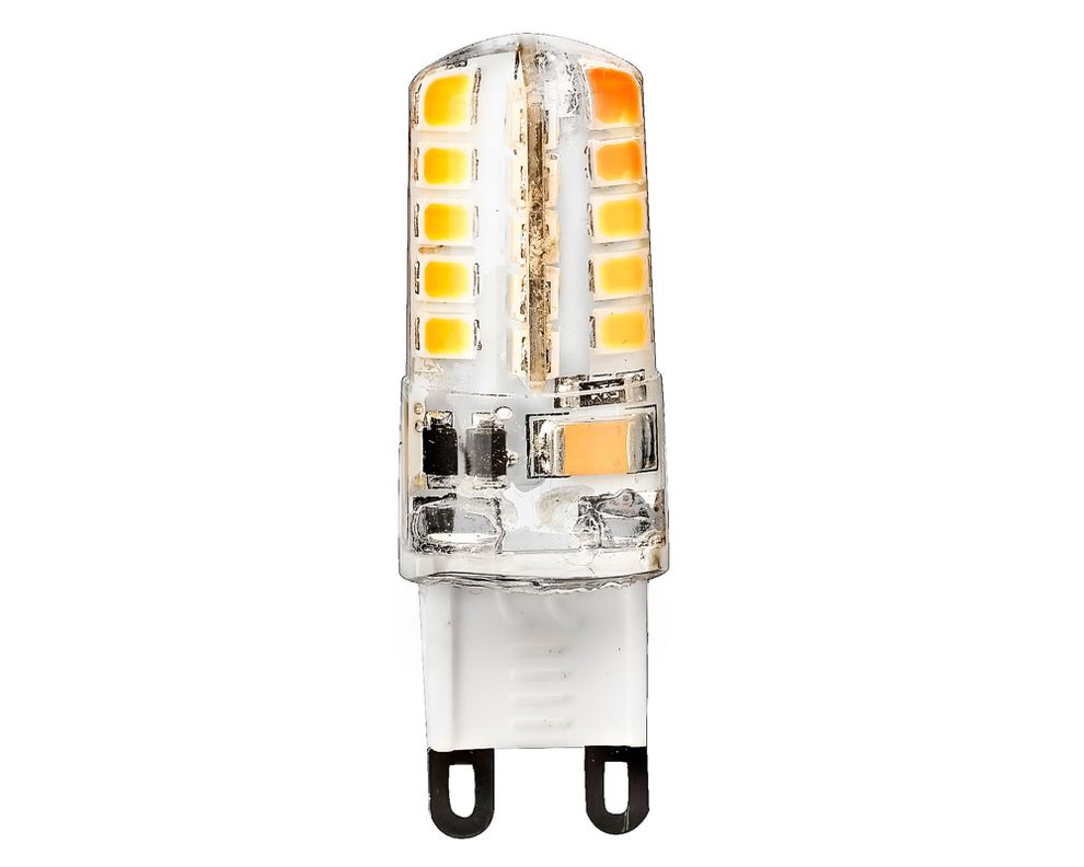 Ampolleta bulbo LED 3W G9 luz cálida Megabright-0