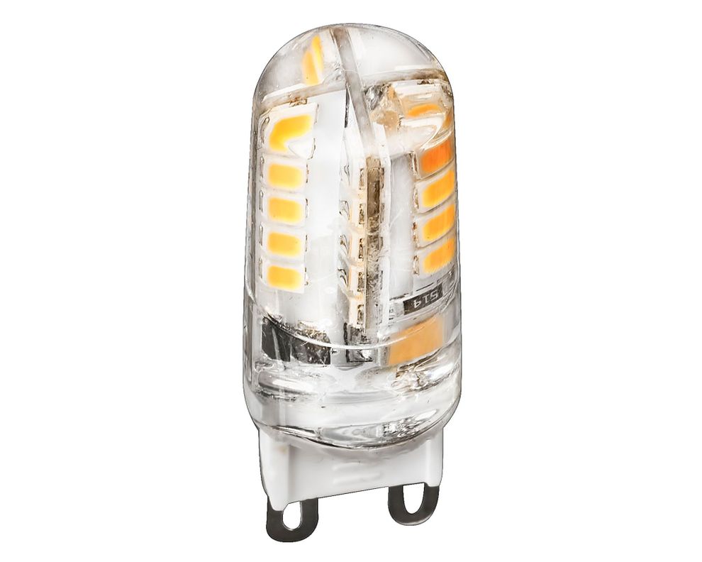 Ampolleta bulbo LED 3W G9 luz cálida Megabright-1