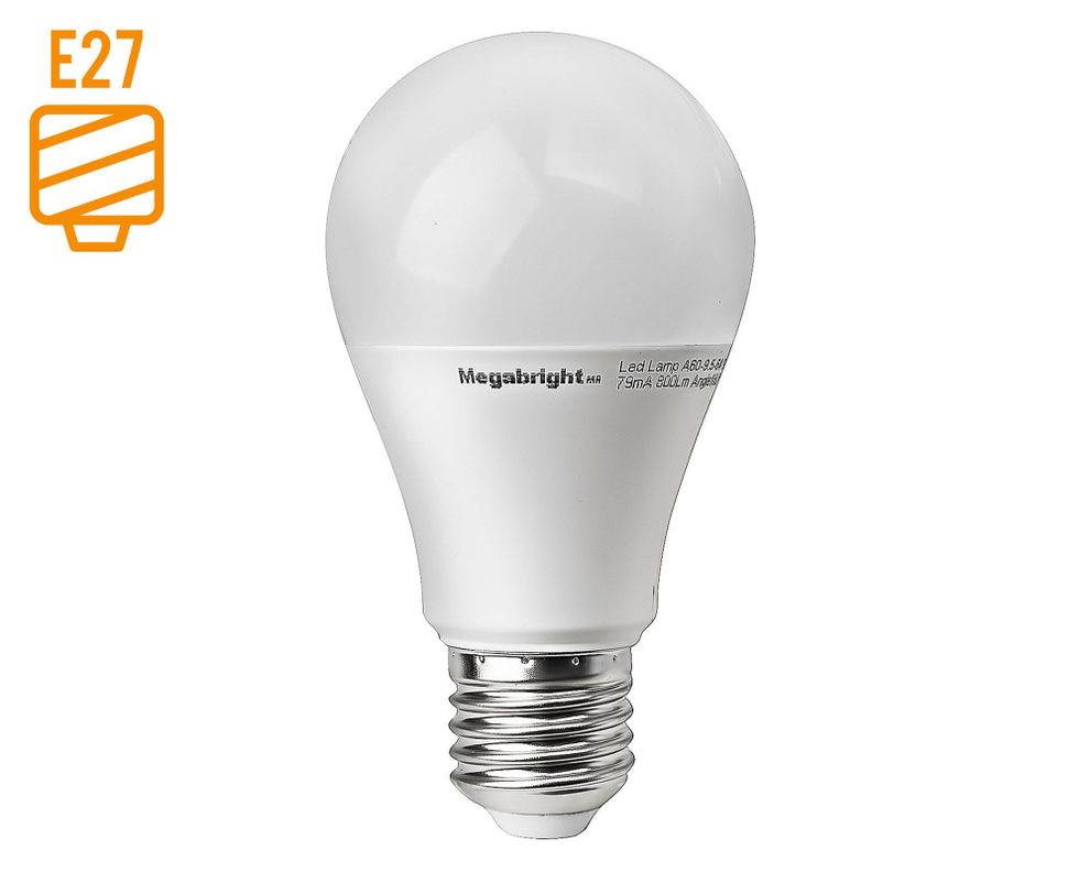 Ampolleta Bright LED 13W E27 luz fría Megabright-4