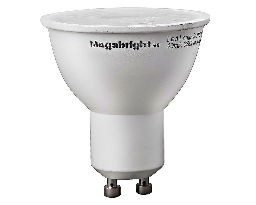 Ampolleta bright LED 5,5W GU10 luz cálida PAR16 Megabright-0
