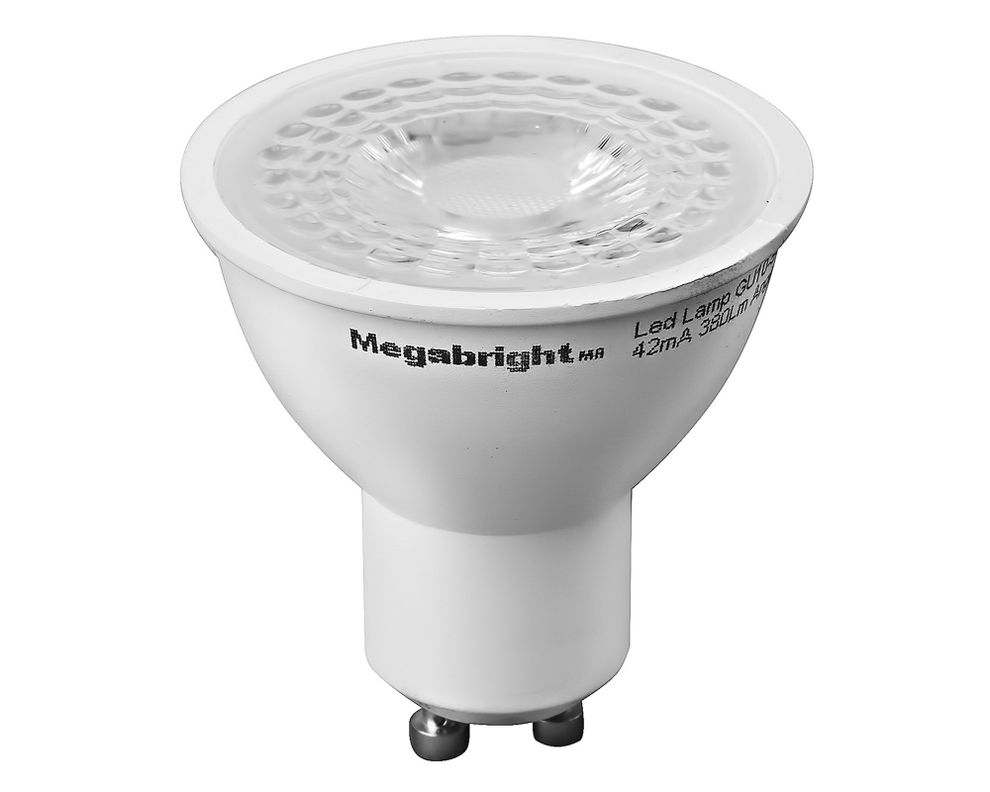 Ampolleta bright LED 5,5W GU10 luz fría PAR16 Megabright PRUEBA-1