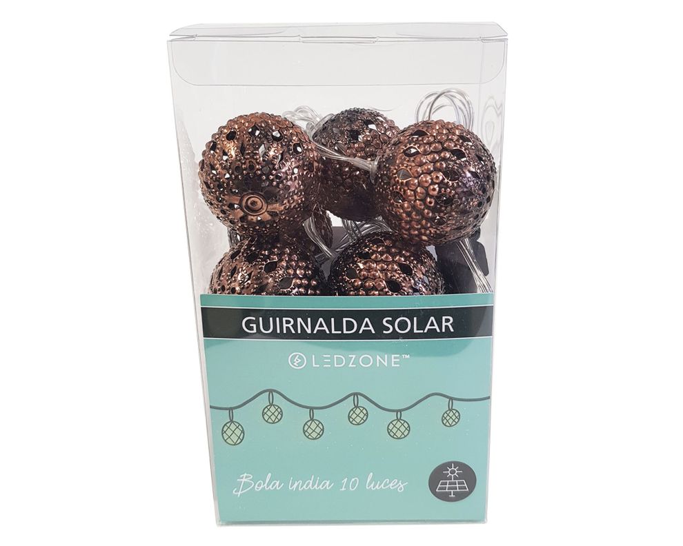 Guirnalda solar LED 10L India Ledzone-0