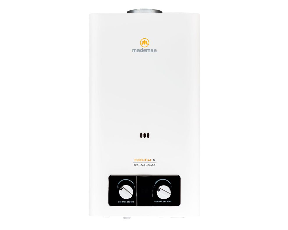 Calefont tiro natural 8 litros gas licuado Essential Eco-0