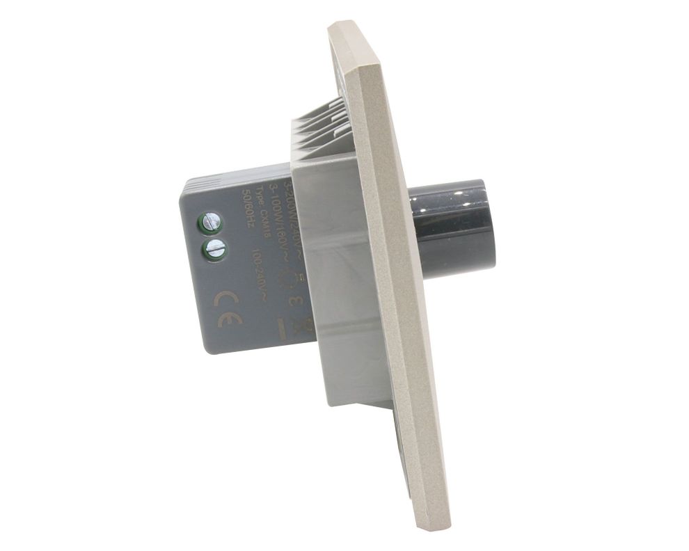 Placa armada dimmer Nobile antracita Bticino-2