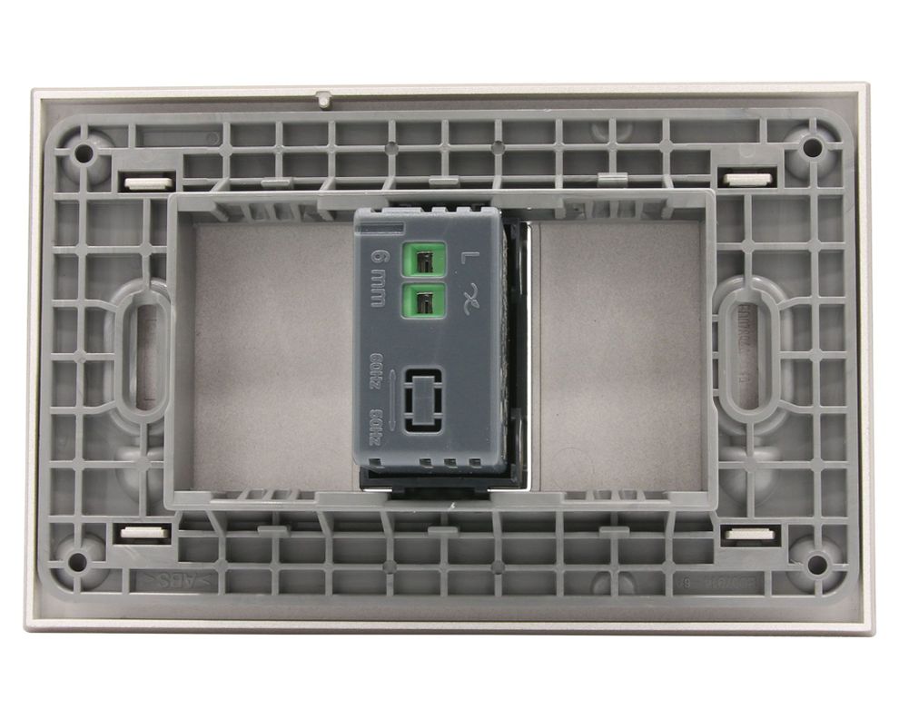 Placa armada dimmer Nobile antracita Bticino-3