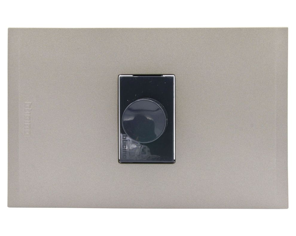 Placa armada dimmer Nobile antracita Bticino-0