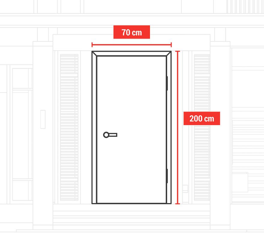 Puerta interior barnizada Milano Enchapada 70x200 cm Itma.-2