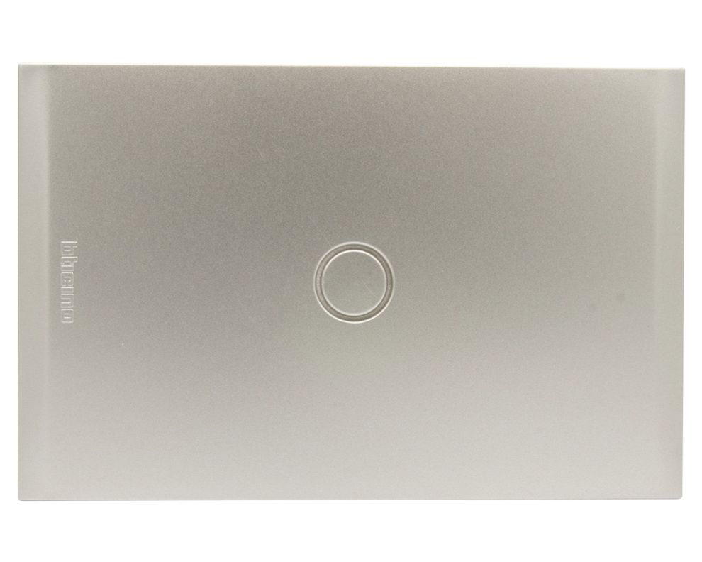 Placa ciega + soporte Nobile perla Bticino