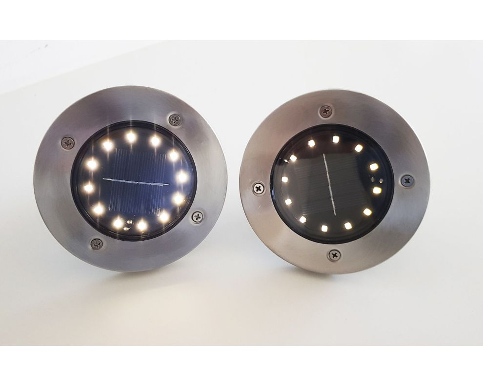 Estaca solar 12 LED 2 unidades Ledzone-1