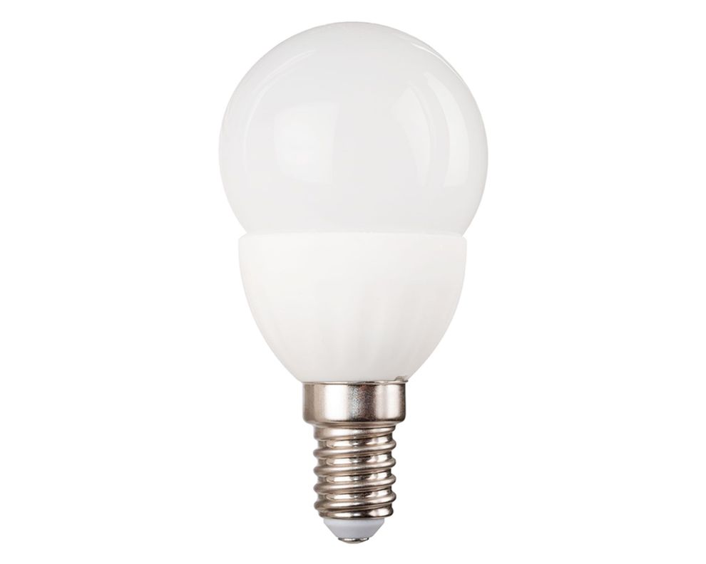 Ampolleta LED 60W E14 luz día G45 Elfa.-1