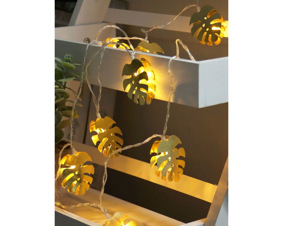 Guirnalda LED 10L monstera Abitare.-5
