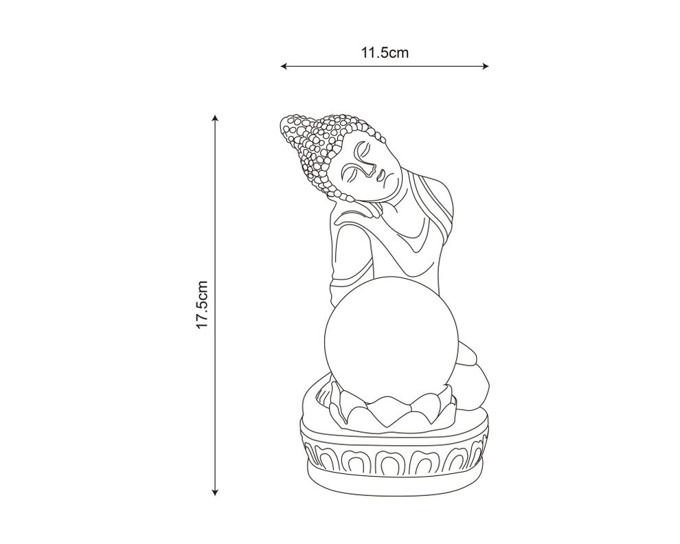 Buda solar 17.5 cm Abitare-4
