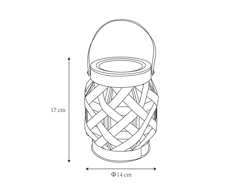 Lámpara sobremesa LED farol Abitare-5