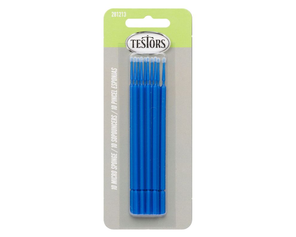 Pincel esponja 10 unidades Testors Craft-0