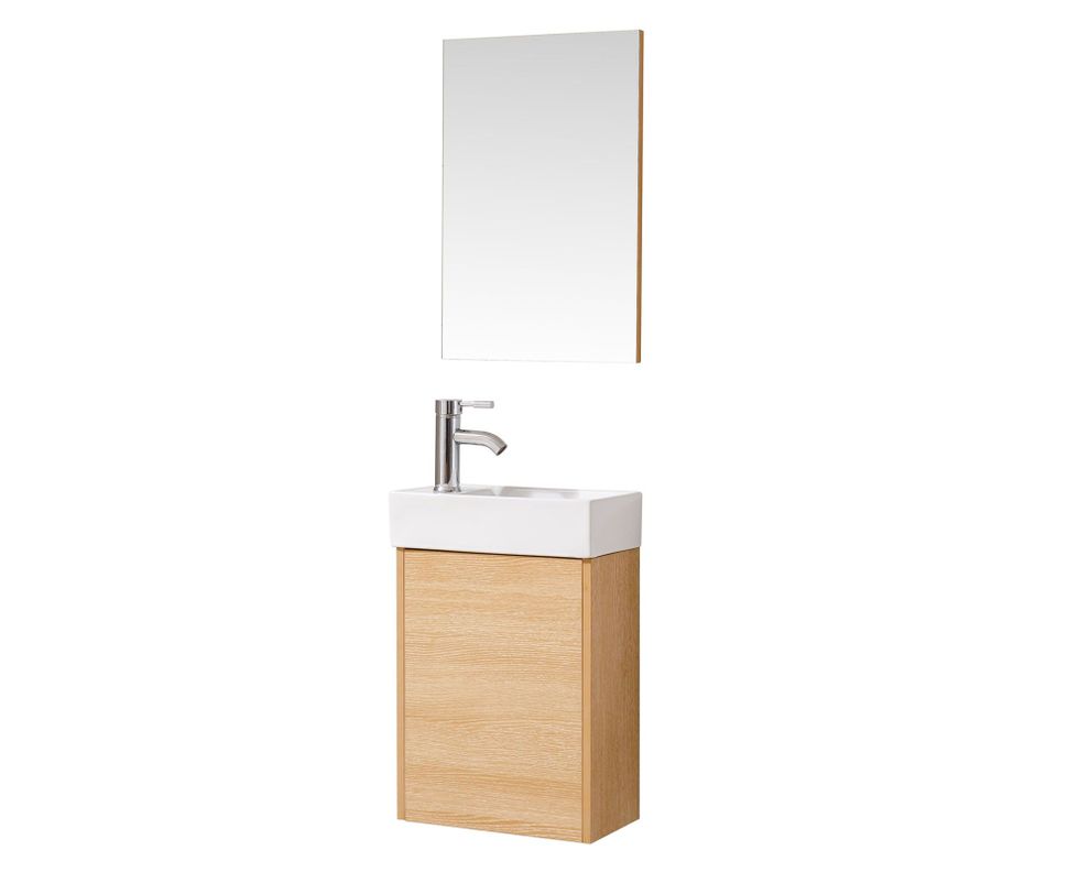 Mueble vanitorio 40,5 cm + espejo Adeline Vessanti.-0