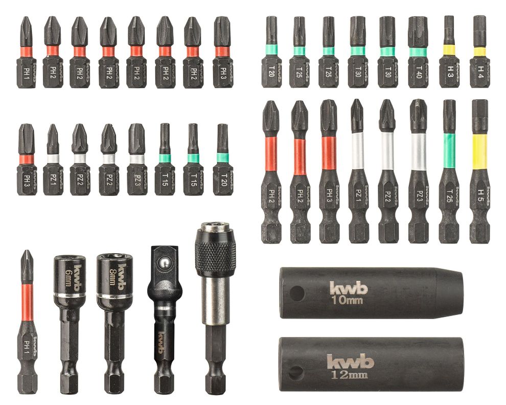 Set de puntas 39 piezas KWB-1