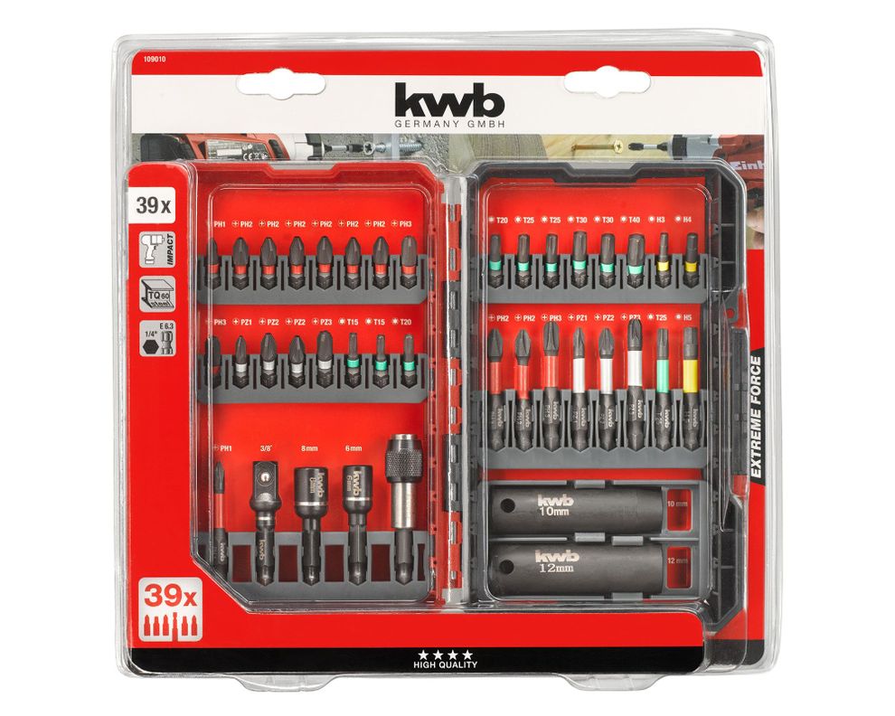 Set de puntas 39 piezas KWB-3