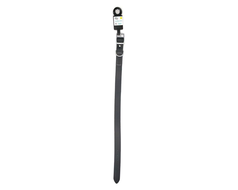 Collar perro L negro Pet's fun-0
