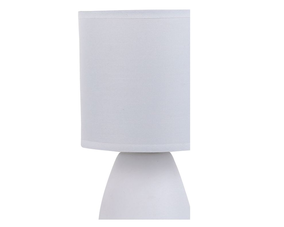 Lámpara sobremesa 1L E27 Elian blanco invierno Abitare-2