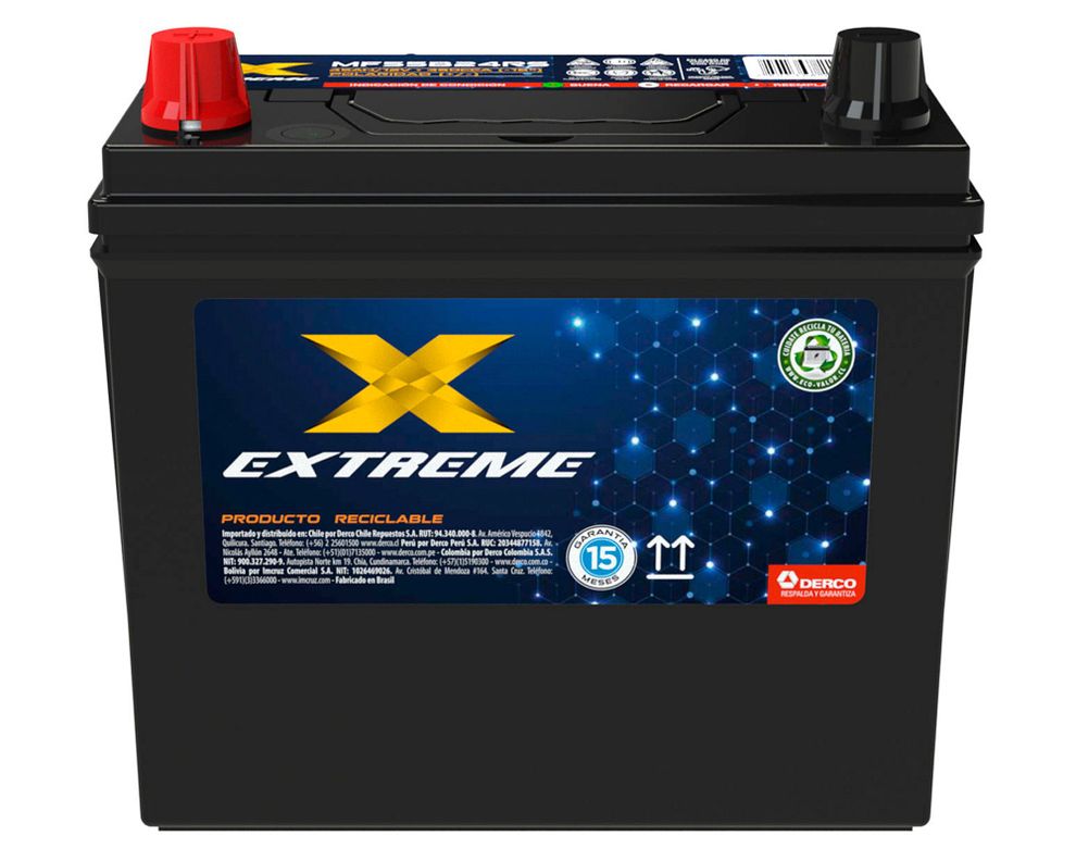 Batería 45AH 380CCA derecho MF55B24RS Extreme.-0