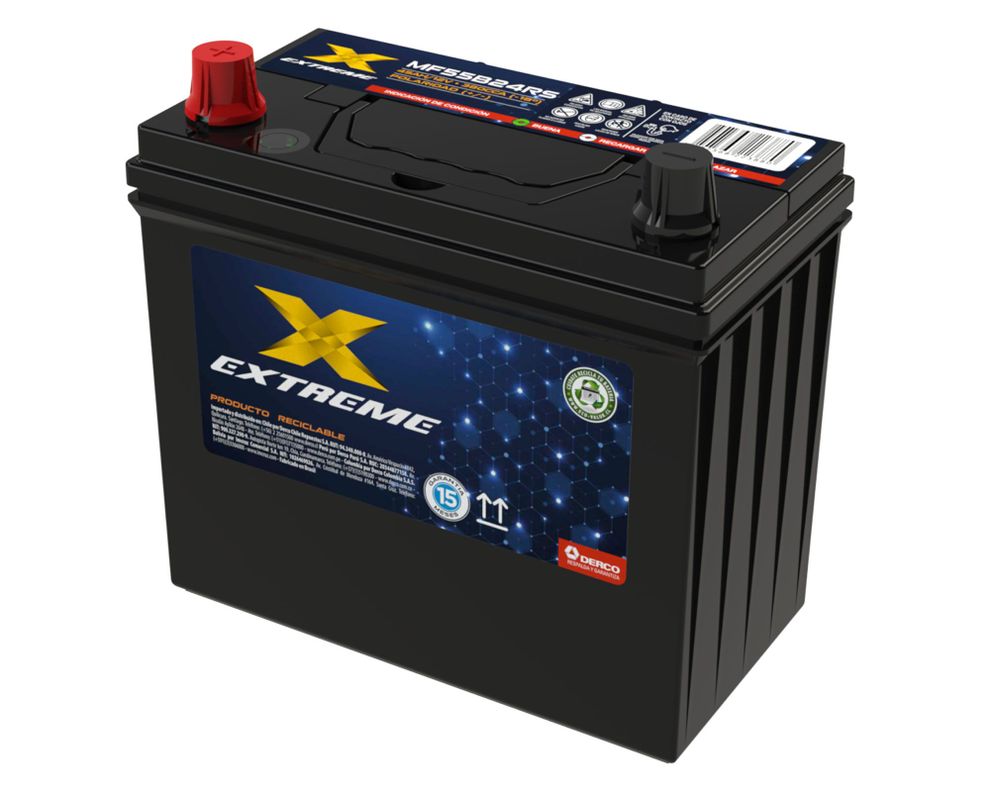 Batería 45AH 380CCA derecho MF55B24RS Extreme.-2
