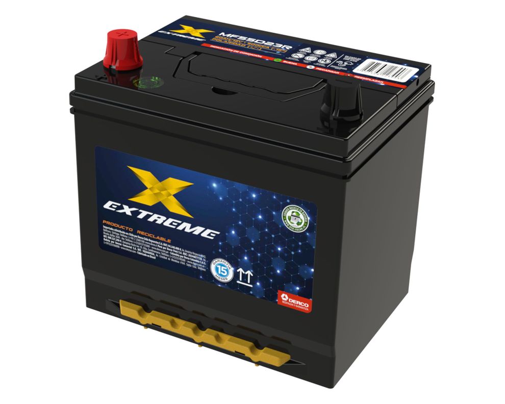 Batería 60AH 500CCA izquierdo MF55D23R Extreme.-3