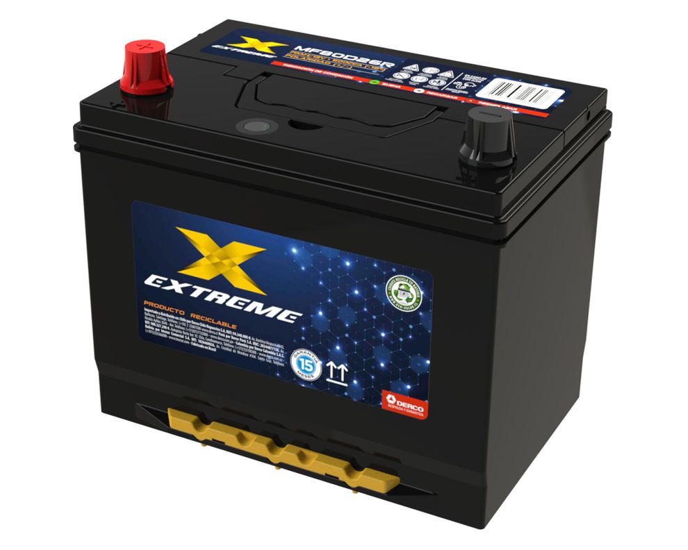 Batería 70AH 600CCA derecho MF80D26R Extreme.-3