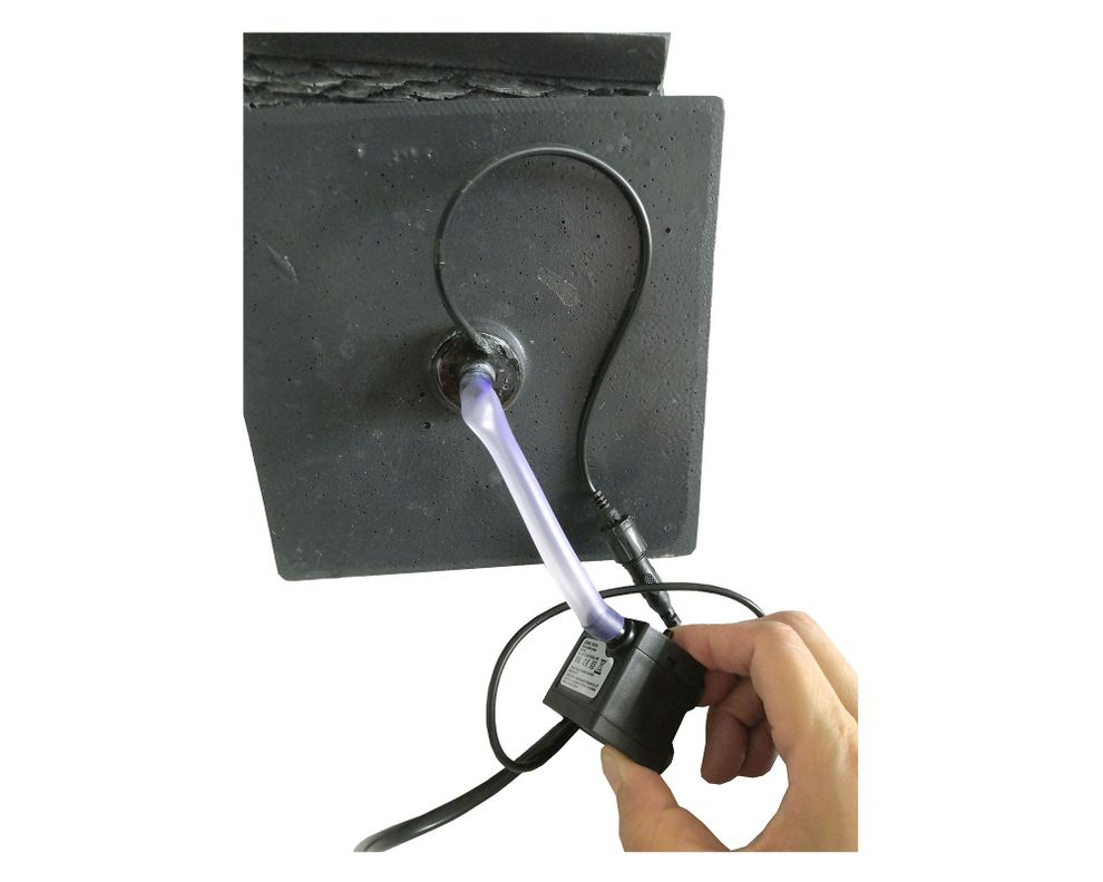 Fuente agua piedras LED Outzen-3