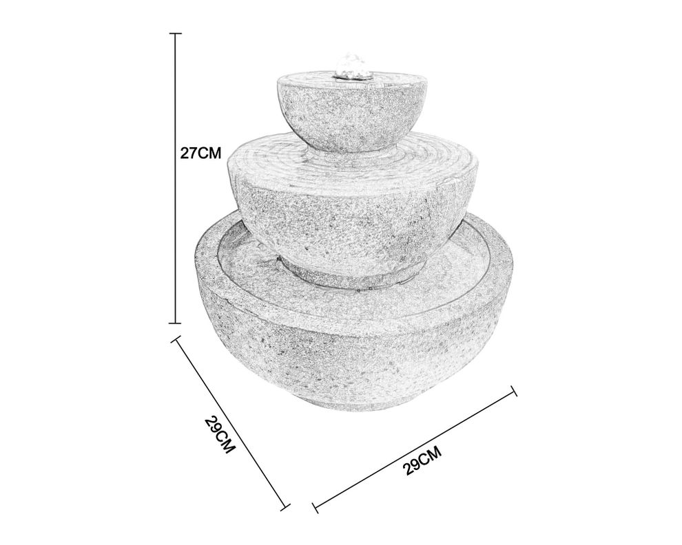 Fuente agua LED Outzen-5