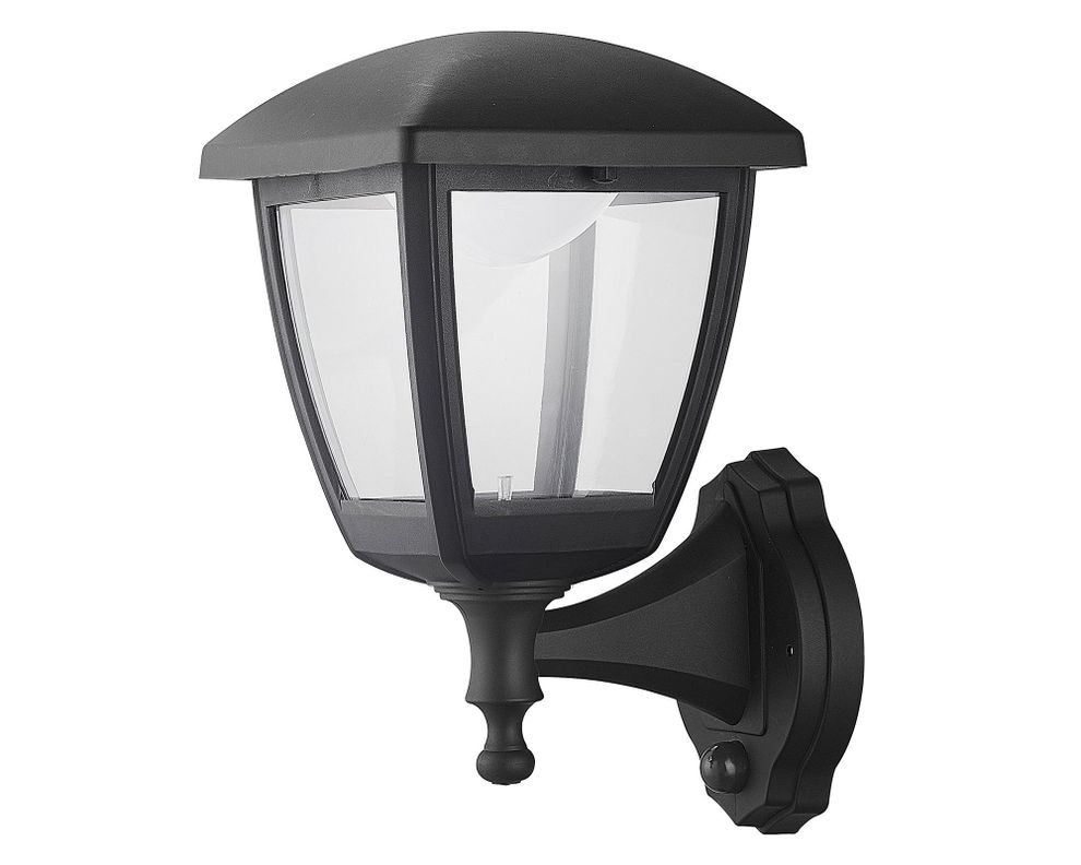 Farol pared LED con sensor Temis negro Abitare-2