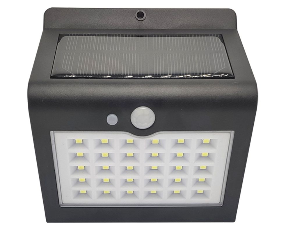 Apliqué solar LED doble 300 LM con sensor movimiento Parksolar-0