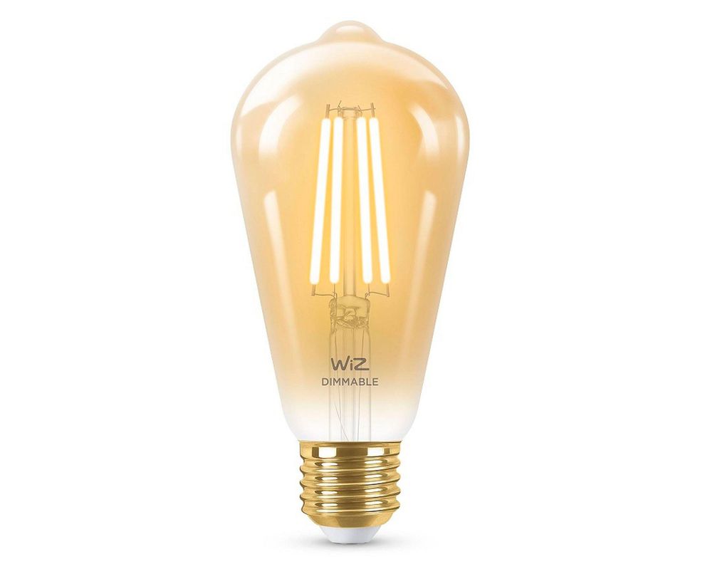Ampolleta filamento 6,9W E27 luz cálida Edison Wiz-0