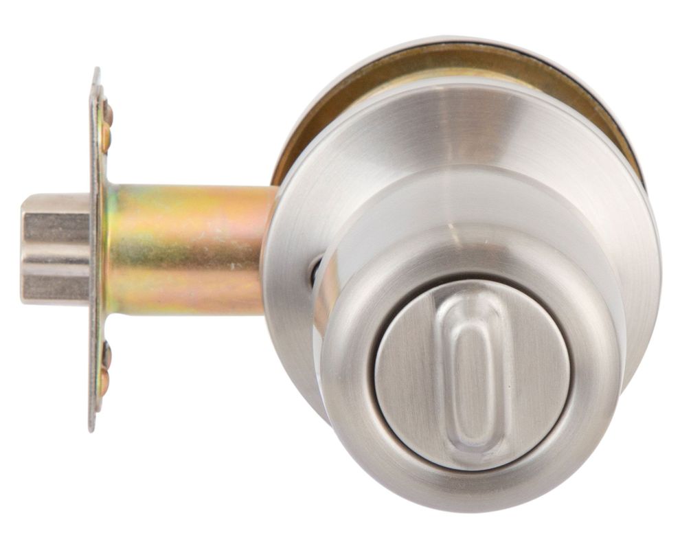 Cerradura tubular pomo oficina/dormitorio 8000 inox Poli-1