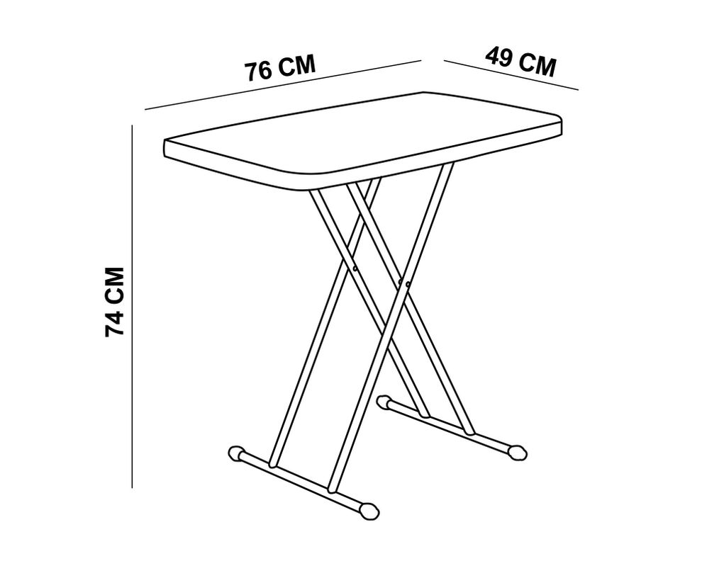 Mesa altura ajustable 76 cm Alpes.-5